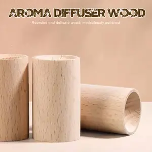 6 Counts Wooden Essential Oil Diffuser, Natural Fragrance Diffuser with Long-Lasting Scent for Home, Office & Car