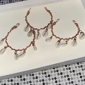 Cowrie Shell Copper Bracelet