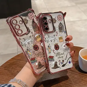 Cool Graffiti Harry Potter Phone Case for Samsung Galaxy a Series, Protective Anti-Drop Transparent Soft Back Cover, 4g 5g Compatible Casing