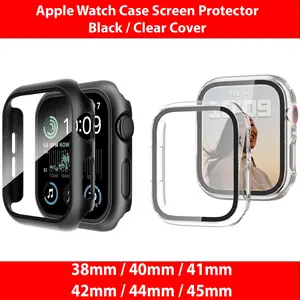 For Apple Watch 2/3/4/5/6/7/SE Case Screen Protector 38/40/42/44/41/45/49mm