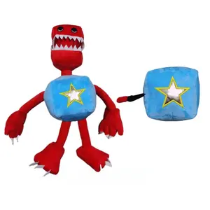 Poppy Playtime Boxy Boo Plush Toy Red Monster Stuffed Animal Soft Plushie for Game Fans Kids Birthday Gift Collectible Home Decor