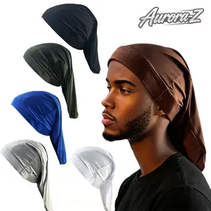 2 PCS Unisex Dreadlock Cap Set, Soft Stretch Long Hair Dreads Head Wrap Sleep Cap, Hair Dreads Bonnets Dreadlock Accessories For Men Women Protective Hairstyles