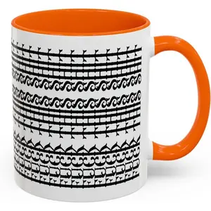 Funny Hidden Message Mug - Sarcastic Two-Tone Accent Coffee Cup with Coded Saying - Unique Office Humor Gift for Coworkers - 11oz 15oz