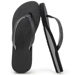 Women's Cushion Arch Support Flip Flops, Yoga Mat Comfortable Summer Beach Sandals, Open toe Soft Slip On Walking Thong