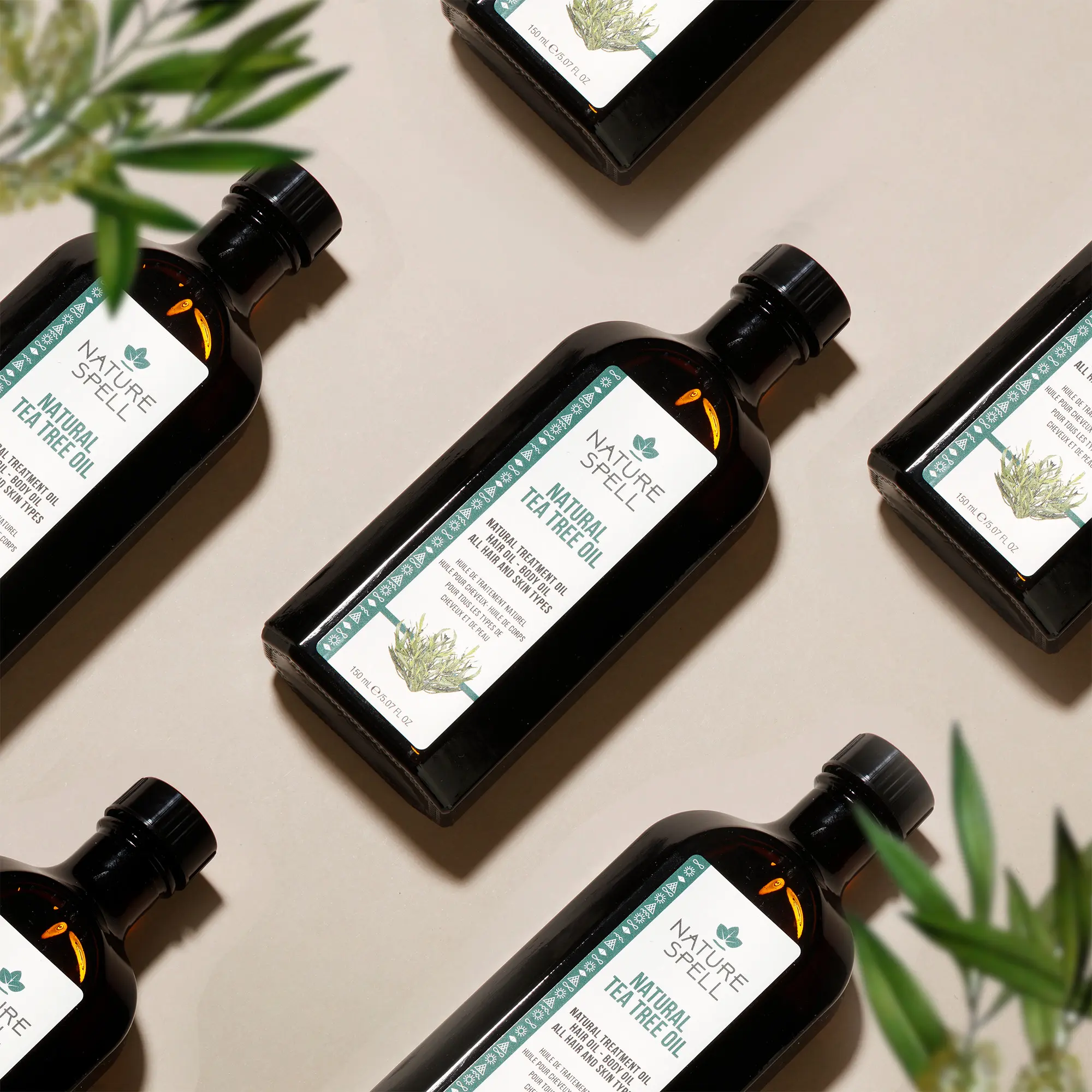 Nature spell Tea Tree Oil for Hair & Skin 5.07 Fl Oz - Pre-diluted Hair Oil