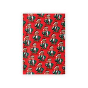 Wrapping Paper, Funny Trump Gift Wrap Roll - Perfect for Birthdays, Holidays, and Special Occasions. Great for Gag Gifts, Office Parties,