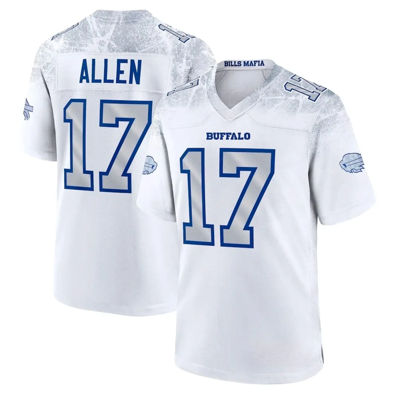 Unisex Football inspired by Bills Allen 17 2025 Rivalries Collection Game Jersey - White
