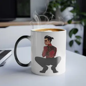 Funny Silco Arcane Mug, Vi Jinx Caitlyn Jayce Viktor Coffee Cup Meme, League of Legends LOL Gamer Movies Fan Gift