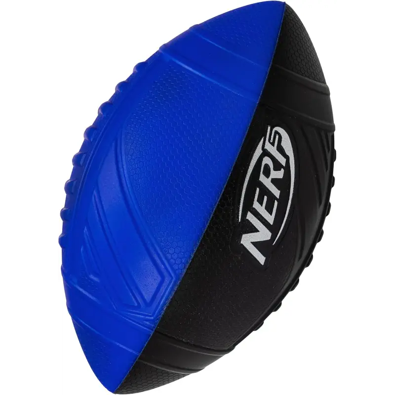 Nerf Pro Grip Football, Blue, Classic Foam Ball, Easy to Catch & Throw, Balls for Kids, Kids Sports Toys, Perfect Easter Basket Stuffers, Great Easter Toys or Easter Gifts for Kids
