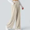 Halara Flex High Waisted Pocket Wide Leg Waffle Work Pants