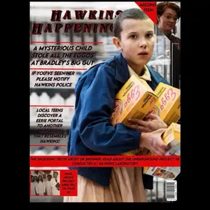 Stranger Things Magazine Poster