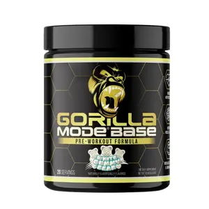Gorilla Mode Base Pre Workout - Intense Focus & Energy, Boost Nitric Oxide & Endurance  (20 Servings)