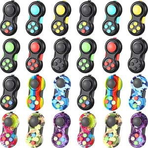 24 Pcs Pad Sensory Toys, Controller Game Pad Clicker for Adult Anxiety and Stress Relief Stocking Stuffers