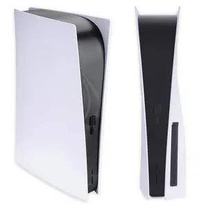 PlayVital Dust Filter and Port Plug Set for ps5 Disc & Digital Console – Breathable Anti-Dust Cover Net with 12 Silicone Plugs, Easy-Install Dust Proof Kit for ps5 Accessories - Black