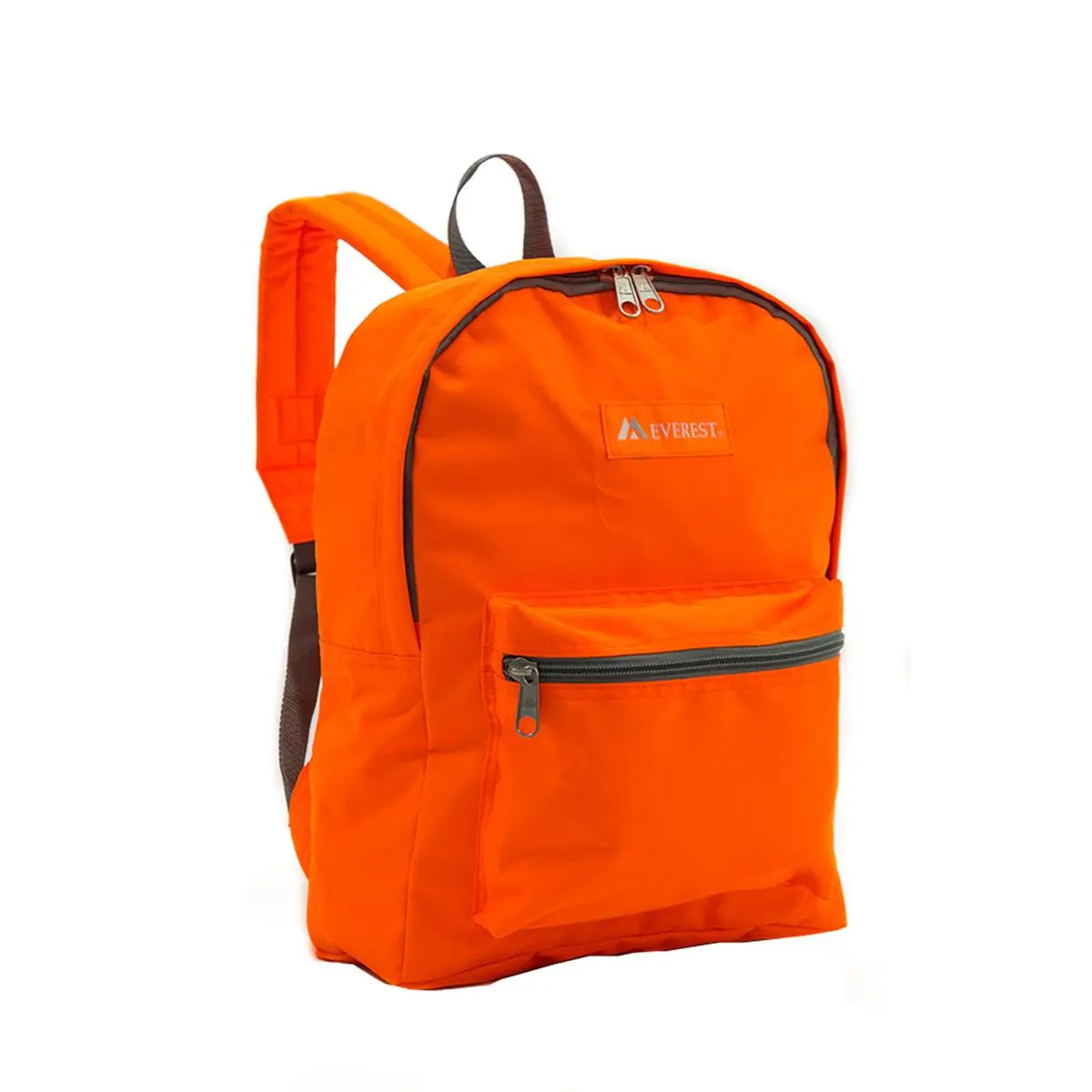 212 MAIN Everest Basic 1 lbs Classic Youth School Size Backpack - Tang Color, Lightweight Casual Daypack, Back to Class Travel Rucksack, Durable Outdoor Bag