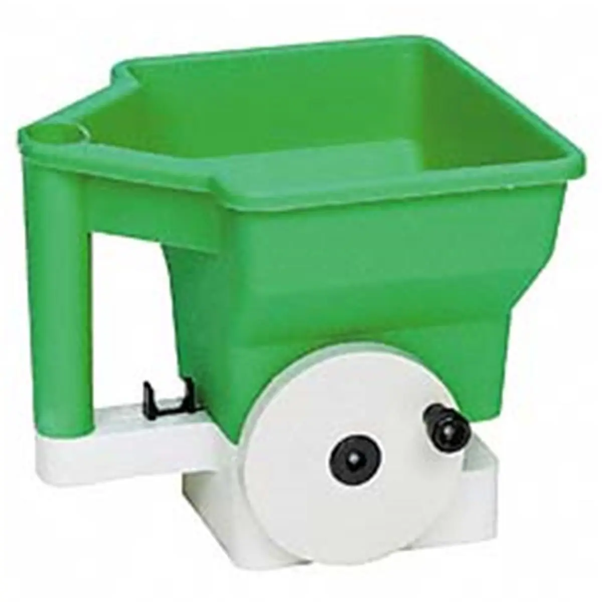 212 MAIN Handheld Broadcast Spreader - 6lb Capacity, Finger Slide, Hopper Scoop, Large Grip Tool for Outdoor Spreading Tasks (Garden & Hardware Use)