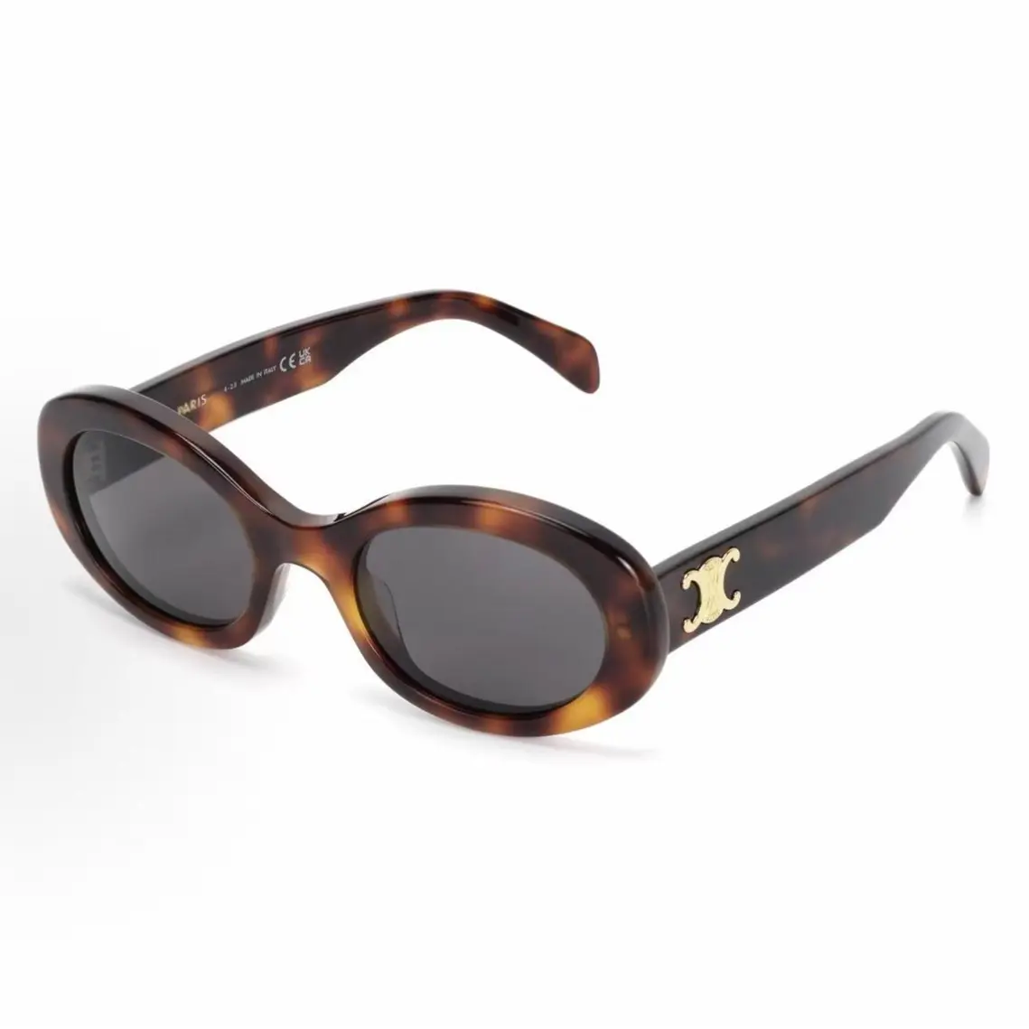 Pre-owned Brand New,Celine Triomphe Oval Sunglasses CL40194U