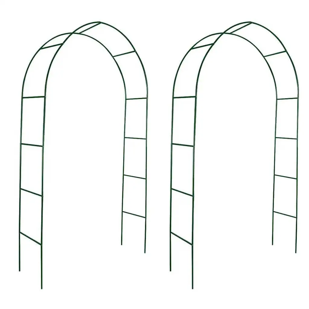 vidaXL 2x Garden Arch Climbing Plants Gazebos Rose Archway Pergola Trellis 40776
