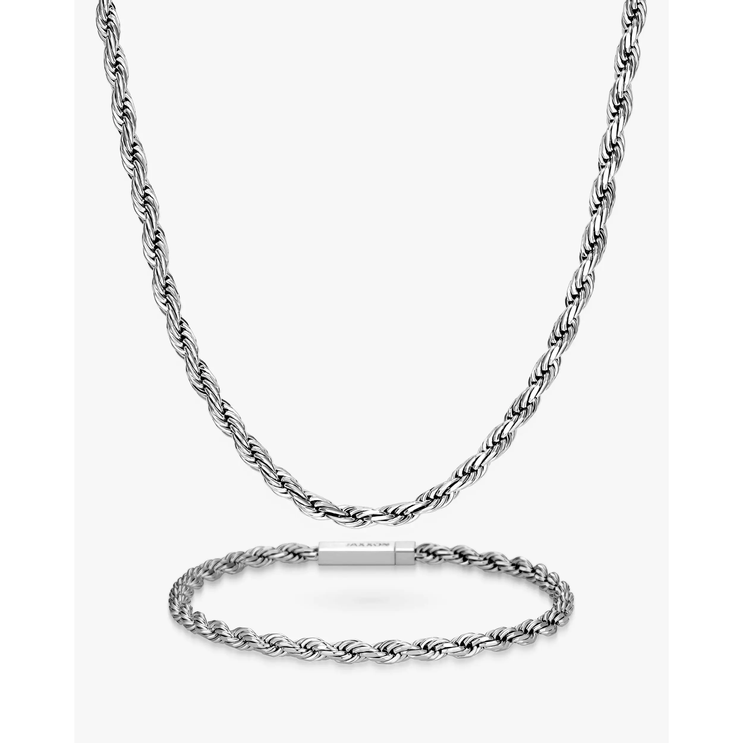 JAXXON Rope Set 3mm - Silver - Waterproof - Box Clasp