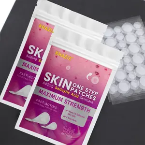 KHAZIX 144pcs Skin Tag Patches, Single Item Stick Type, Non-Flammable, Contains No Alcohol or Aerosol, Manufactured in China