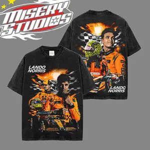 World Champion 2025 Lando Norris Shirt Premium Acid Wash Cotton, Last Lap Lando Fans, LN4 Shirt, F1 Fans, Vintage Motorsport Shirt, Motor Speed Racing Sportbike Graphic Merch