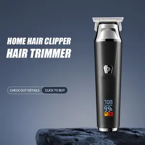 Smart LED Hair Clipper – USB Fast Charging, Cordless Grooming Device