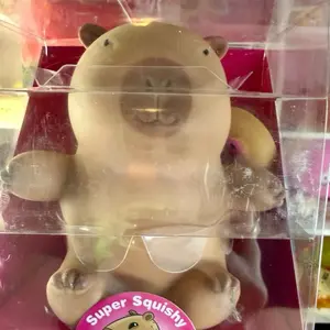 Super squishy capybara squishy with mystery, snack, stress, relief, toy