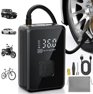 Oasser Cordless Tire inflator Portable Air Compressor 150 PSI with Large Capacity Battery Wireless Digital Display Enhanced Safety Features for Cars& inflatables Auto Shut-Off，Bikes & Inflatables Ball & Inflatables cars accessories car stuff