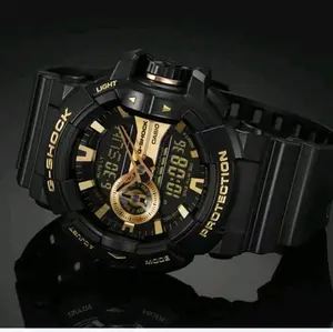New Casio Black and gold Ana/digi men's s beautiful watch