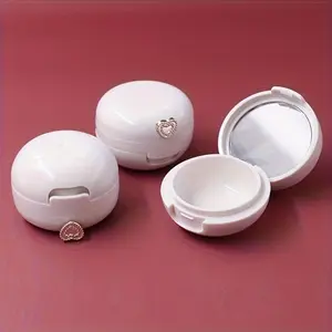 Portable Lip Mask Bottle, Empty Bottle DIY Handmade Lip Balm Dispenser Box, Lip Balm Container with Mirror and Applicator, Skincare, Lip Sleeping Mask