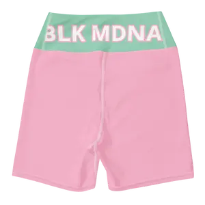 BLK MDNA SculptFit Workout Shorts | High-Waist Luxury Activewear