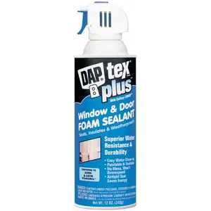 Dap 18836 12 Oz White Tex Plus Window & Door Foam Sealant