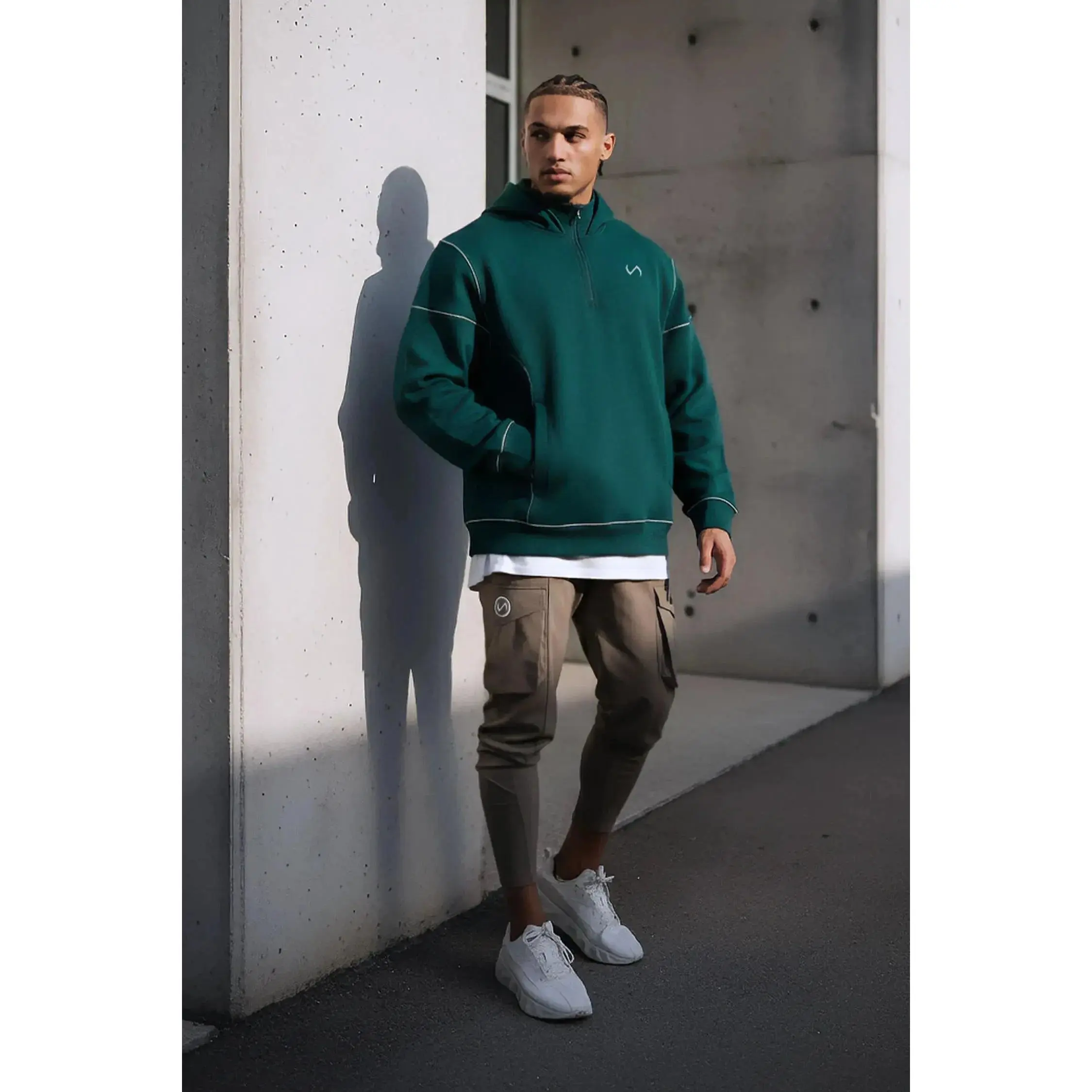 GTS Twill Tech Quarter-Zip Hoodie