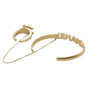 Pre-owned CHANEL 1 Small Leather Goods Ring bracelet OK