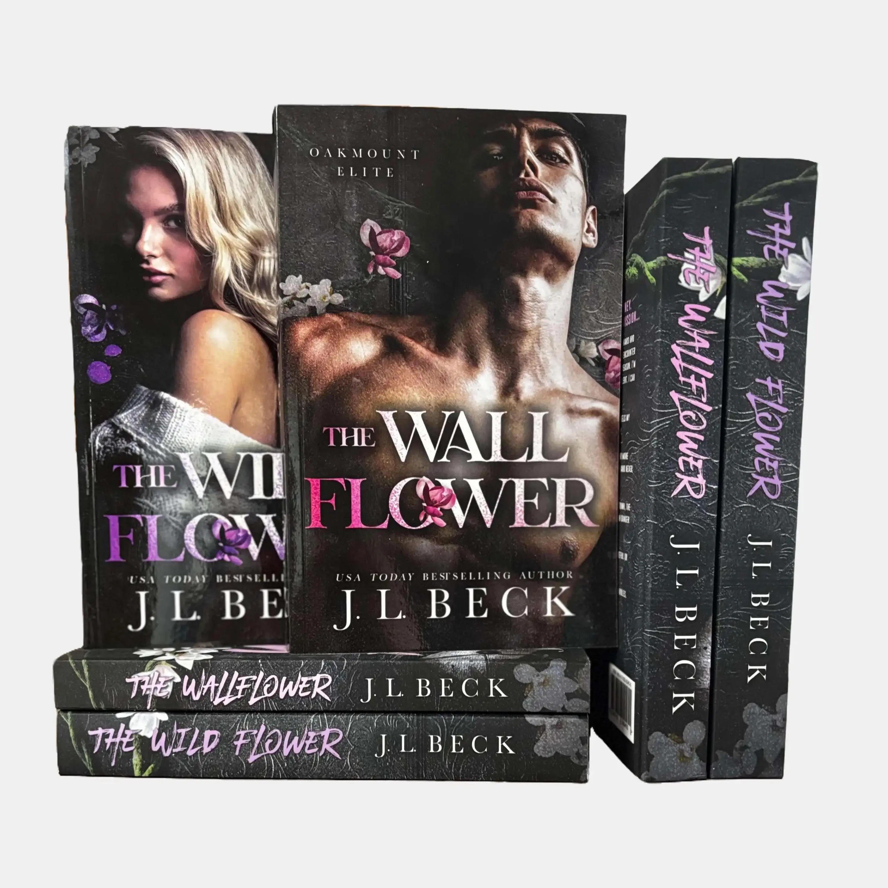 The Wallflower and Wildflower Dark Bully Romance Fiction Series Book Bundle, Deluxe Paperback or Hardcover Novel Set with Book Hangover Hype