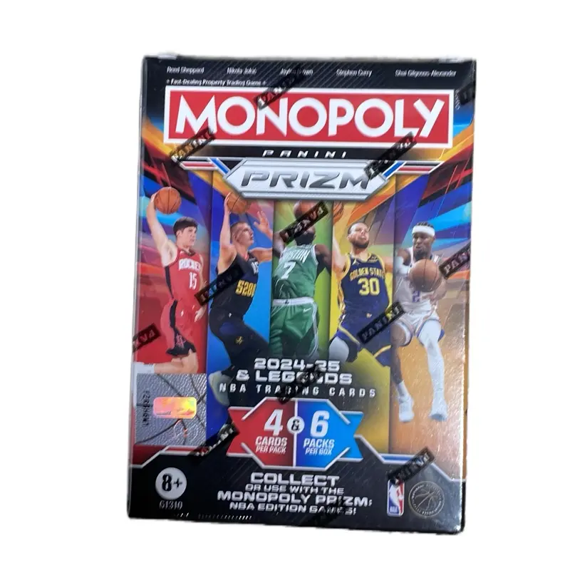 Panini 24-25 Prizm Basketball Monopoly Booster Box - Collectible Sports Cards, Multisport Trading Card Packs, Unique Designs & Colors