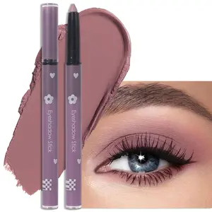 Erinde Smoky Mauve Eyeshadow Stick, Waterproof Nude Matte Eye Shadow Sticks, Cream Eye Shadow Pencil Crayon, Buildable & Blendable Long-Lasting Eyeshadow for Older Women, Vegan & Cruelty-Free, 105