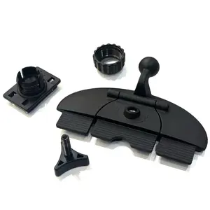 CarPlay Screen CD Slot Mount 360 Degree Adjustable Holder with Secure 4 Button Lock Stable and Easy to Install for GPS Screens