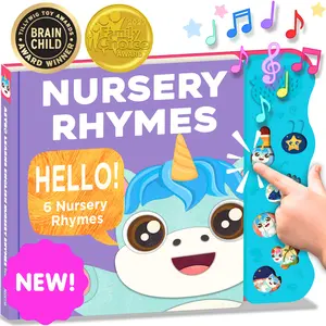 Boost Baby’s First Words & Vocab! | Interactive Sound Book for Babies & Toddlers | Nursery Rhymes | Talk, Sing & Learn!