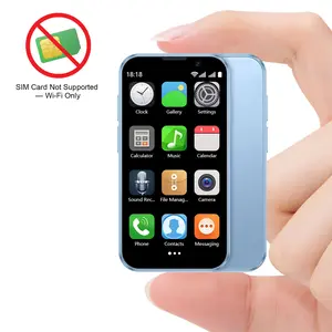 SOYES Mini Smartphone 3.0" HD Touchscreen Kids' Toy Cellphone GPS Portable Lightweight Android System Capabilities 3MP+5MP Dual Camera Setup Perfect Gift for Kids Learning Tool 1000mAh notes to use 5V/1A adapters only 2.4GHz WiFi supported, NO SIM Support