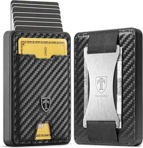 Swype Slim Wallet for Men Metal RFID Blocking Mens Wallet Card Case