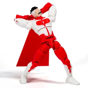 3D Printed Superheroes Invincible Omni Man Anime Multi-Jointed Shapeshift Toys Action Figures Mannequin Model Ornaments Gifts