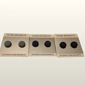 No-Snag Hijab Magnets in Black (Set of 2)