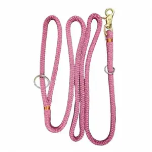 Knotty Nautical Double Braid Nylon Leash, 3/8 inch rope 6 feet long