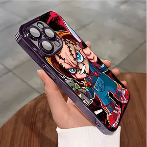 Horror Chuck Designed a Comprehensive Lens TPU Phone Case, Compatible with for iphone17 17Air 16 15 14 13 12 11 Pro Max, X, XS Max  Making It a Wonderful Gift for  Birthdays. Protective Casing Cover