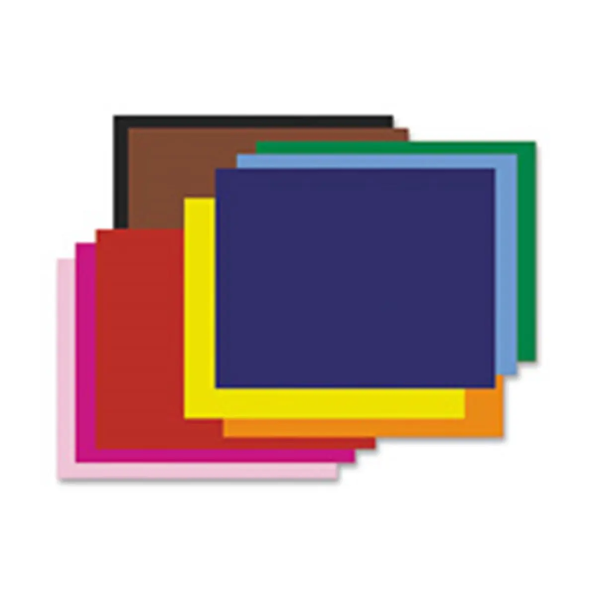 Pacon Corporation 4-Ply Poster Board, 22in x 28in, 100-CT Assorted with Colorful Sides, Great for Painting, Art Projects, Construction, Stenciling (Office Presentation Supplies)