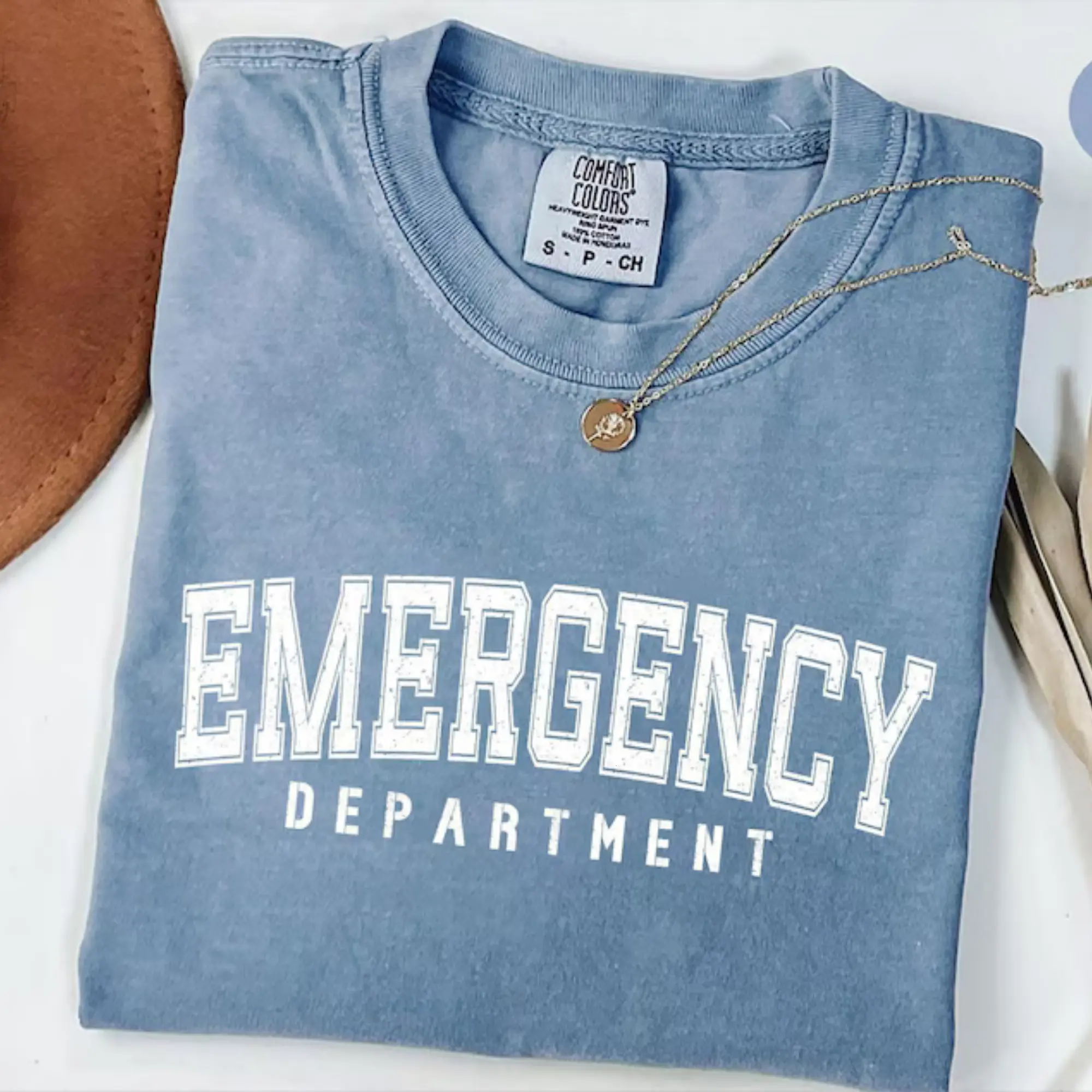 Comfort Colors Emergency Department Nurse Shirt, ER Nurse Shirt, Emergency Medicine Nurse, Emergency Nurse Gift, Nursing Gift,Nurse T-Shirt
