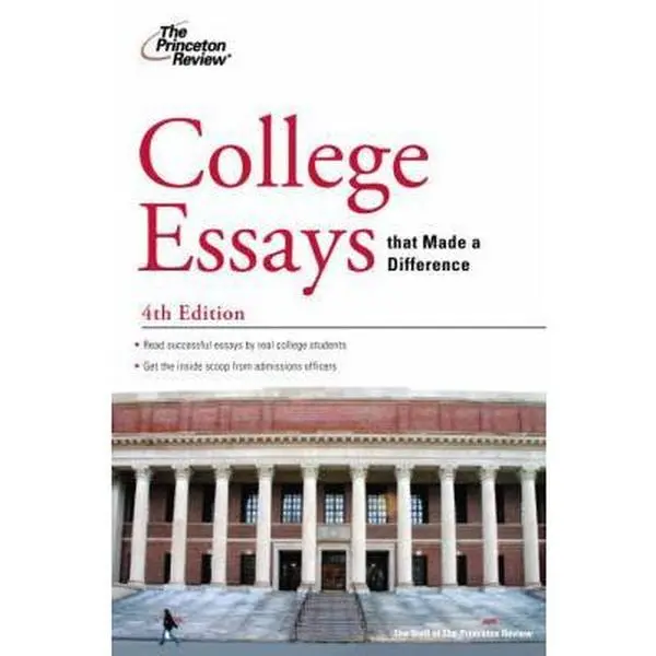 USED Book - College Essays that Made a Difference, 4th Edition (College Admissions Guides) by Princeton Review (Paperback) - english