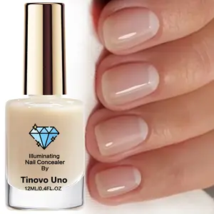 Tinovo Uno 12ML Nail Strengthener, Nail Care Liquid, Natural Dry Formula, No Lamp Needed, Enhances Shine, Daily Nail Care, Stronger Healthier Nails, Quick-Dry Nail Formula, Hydrating Nail Lacquer, Cuticle Oil Alternative, Manicure
