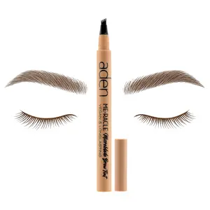 Aden Microblading Eyebrow Pen Waterproof Brow Pencil with Triple Stroke Tip Long Lasting Natural Look Made in Italy Precision Durability